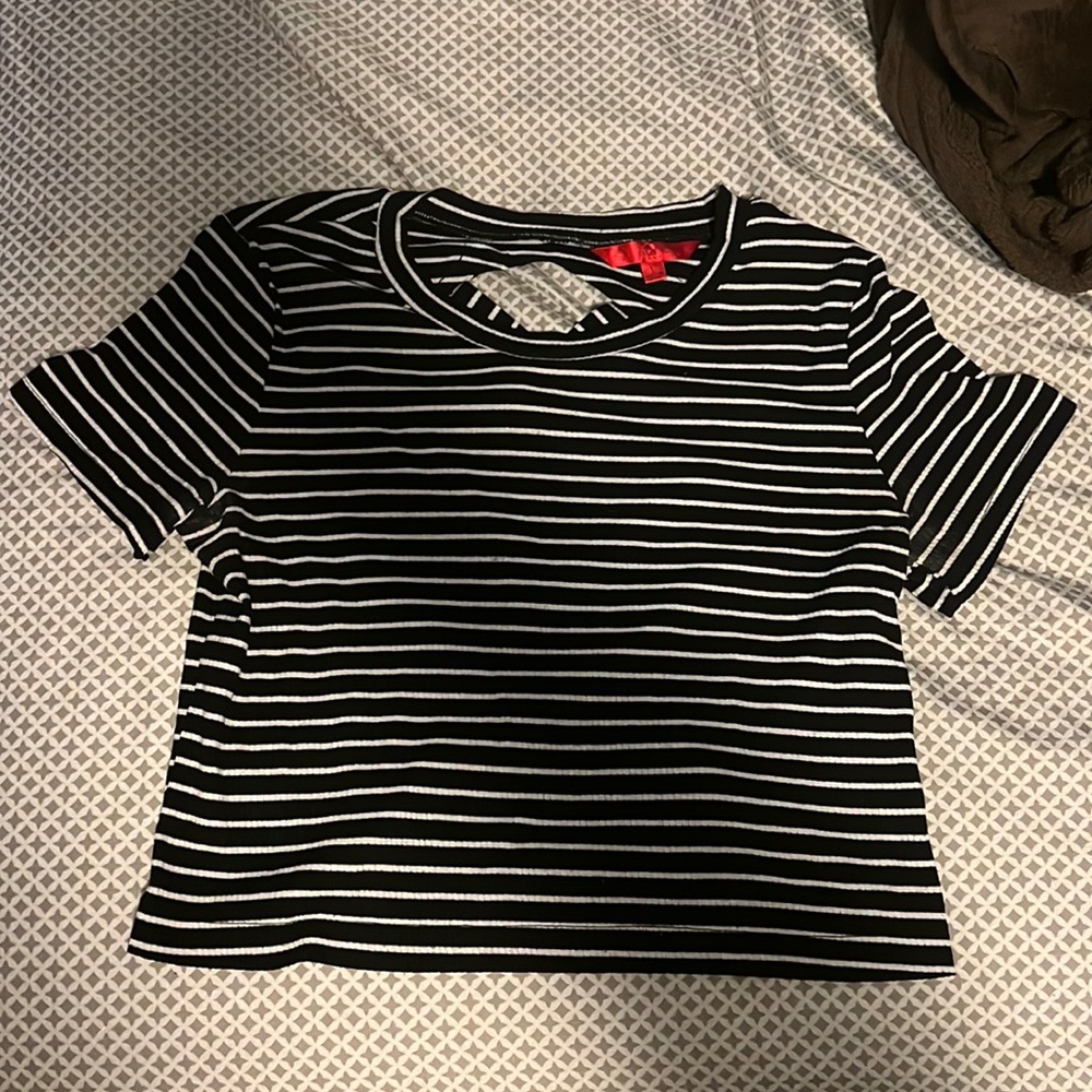 Striped Cropped Top